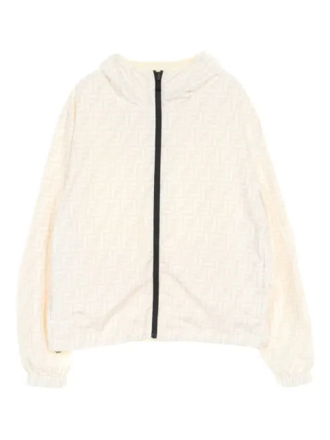 Fendi Pre-Owned 2010s FF logo-patch windbreaker