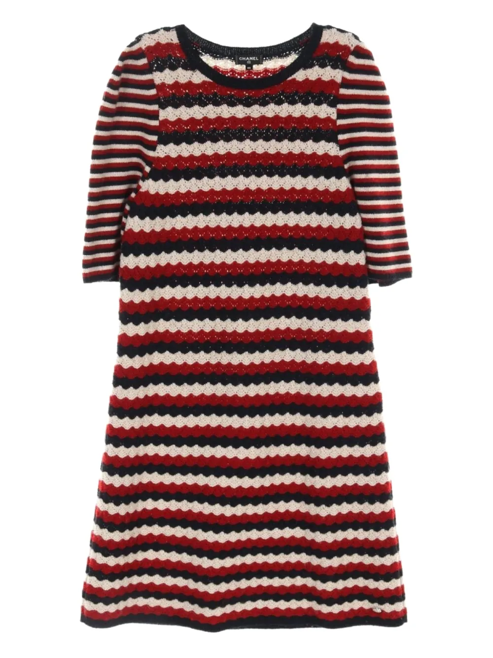 CHANEL Pre-Owned 1986-1988 cashmere dress | Blue | Image 1