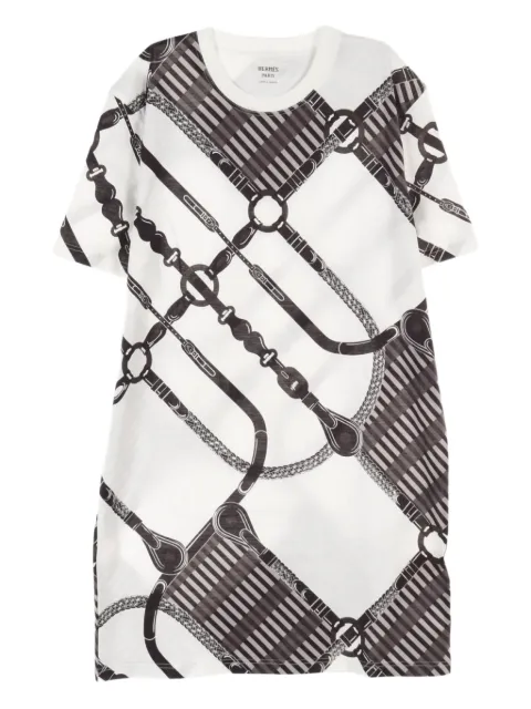 Hermès Pre-Owned vestido corto Coaching Remix 2010