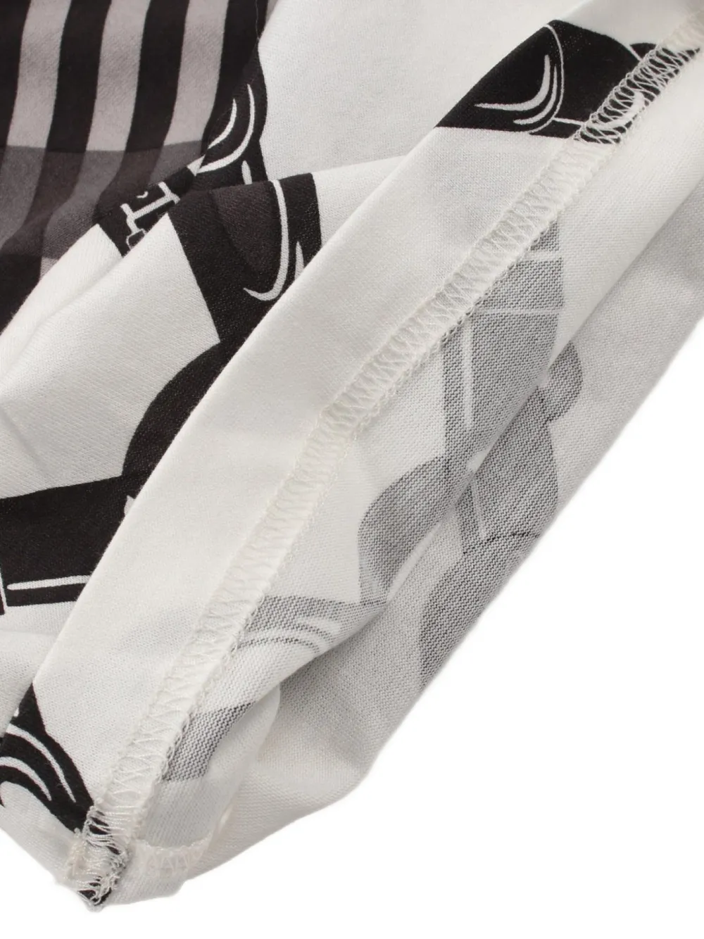 Pre-owned Hermes 10's Coaching Remix Mini Dress In White