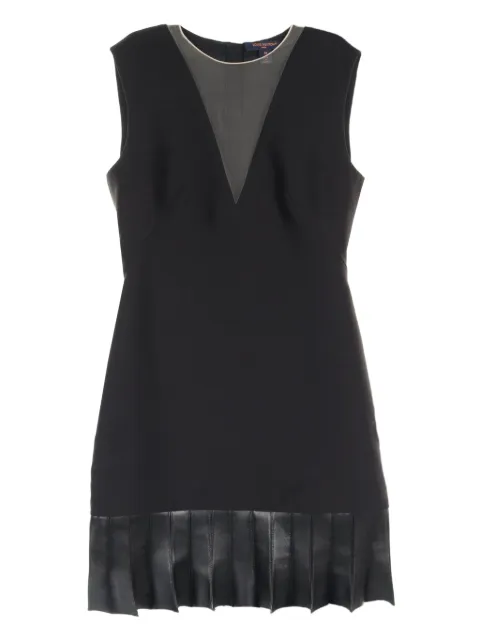 Louis Vuitton Pre-Owned 10's Fin Flounce Mikado midi dress 