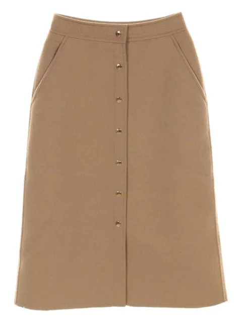 Louis Vuitton Pre-Owned 20's double-face midi skirt 