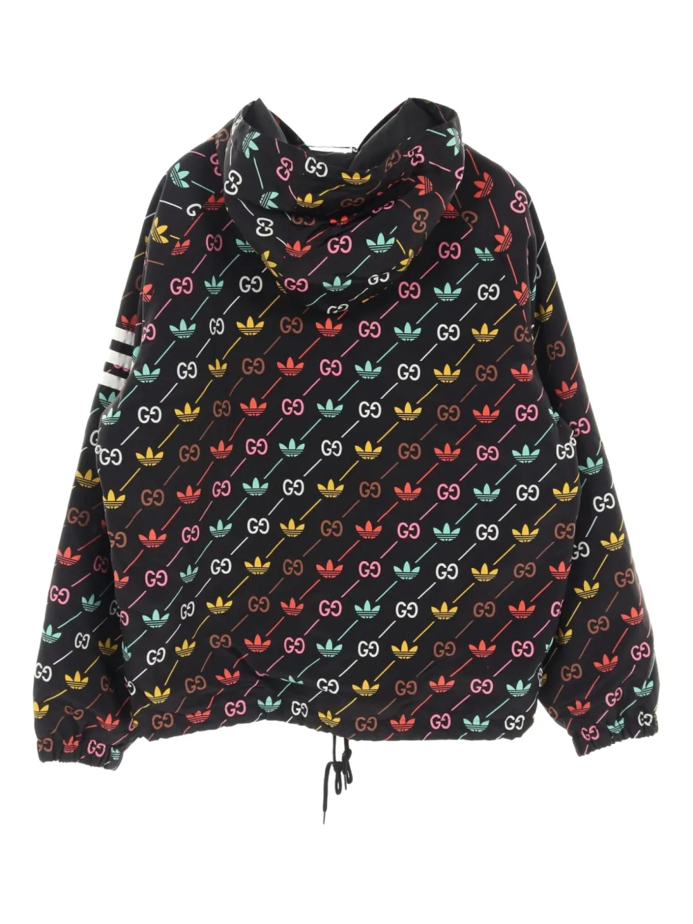 Gucci Pre-Owned x adidas Giacca Trefoil a righe anni 2010 | Image 2