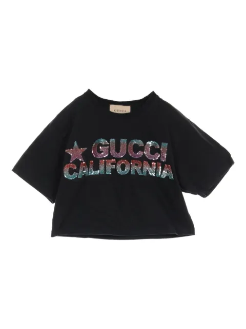 Gucci Pre-Owned 2010s cropped T-shirt 
