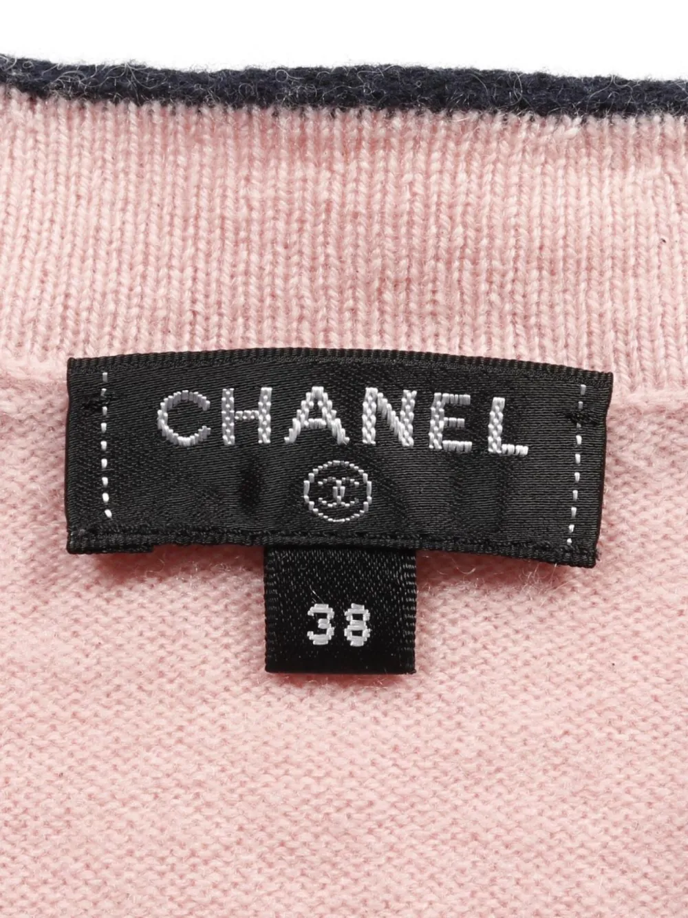 Pre-owned Chanel 1986-1988 Cashmere Cardigan In Pink