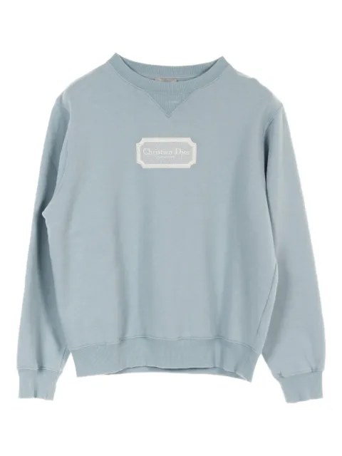 Christian Dior Pre-Owned 2010s logo-embroidered sweatshirt