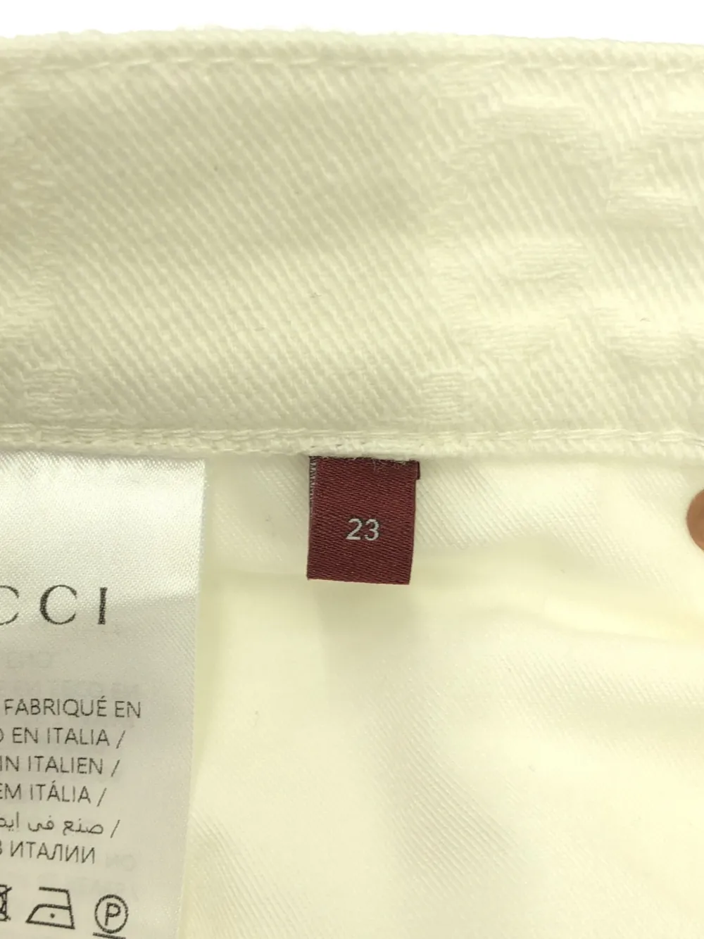 Pre-owned Gucci 2010s Gg Damier Jacquard Shorts In Neutrals