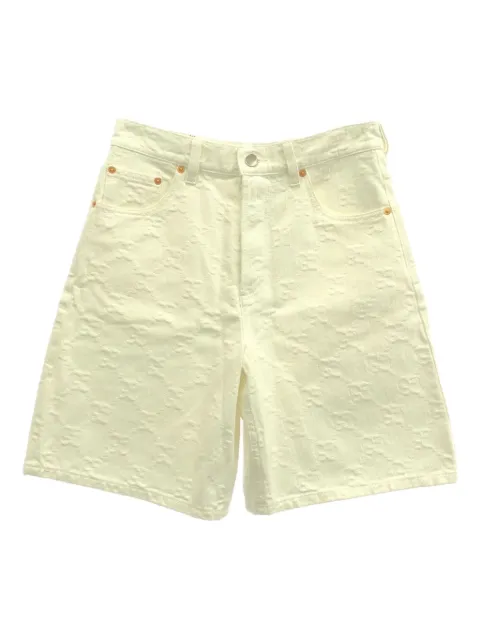 Gucci Pre-Owned 2010s GG Damier jacquard shorts