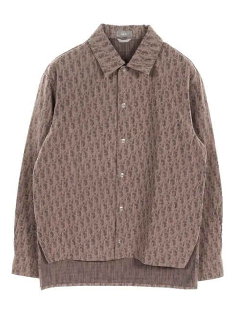 Christian Dior Pre-Owned 2010s Oblique-monogram shirt