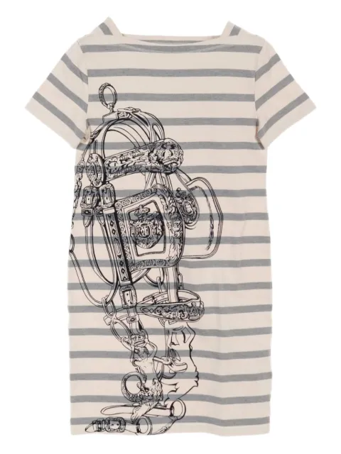 Hermès Pre-Owned 10's Mariniere mini dress