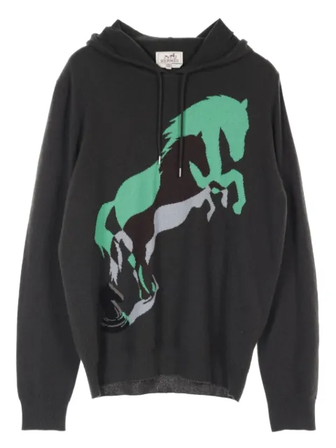 Hermès Pre-Owned 2010s Chess and Shadow hoodie