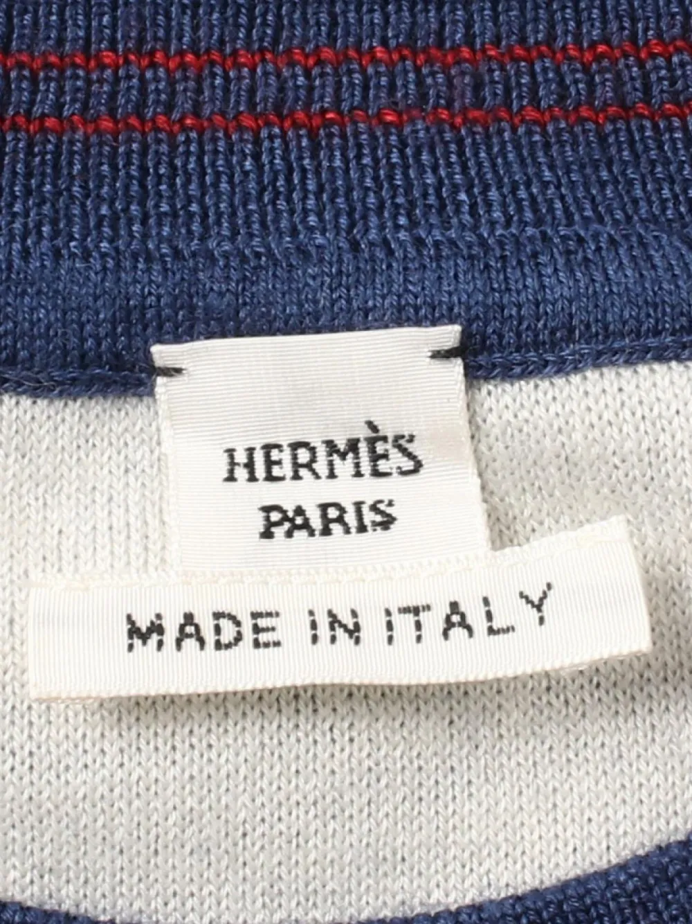 Pre-owned Hermes 2010s Canoe Chaîne D'ancre Top In Blue