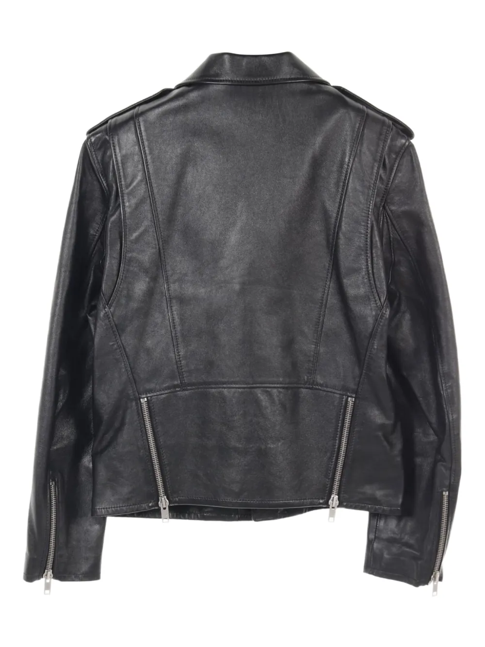 Céline Pre-Owned 2010s leather biker jacket | Image 2