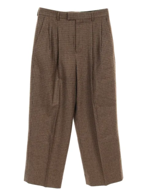 Céline Pre-Owned pantalones con motivo pied de poule 2010