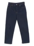 Gucci Pre-Owned 2010s logo-patch jeans - Blue