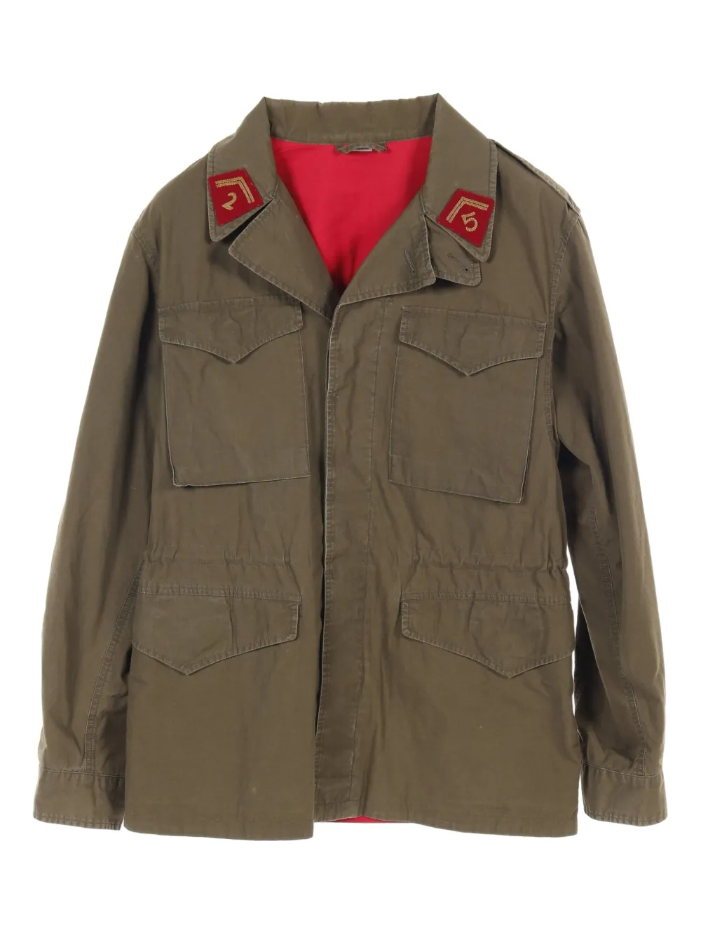 Gucci Pre-Owned 2000s Interlocking G military jacket | Green | Image 1
