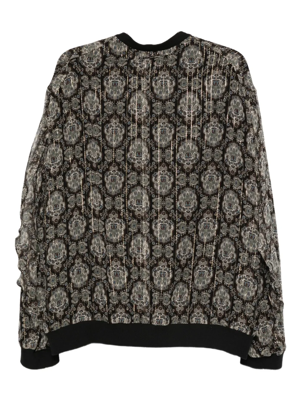 Undercover sequin-detail bomber jacket Zwart