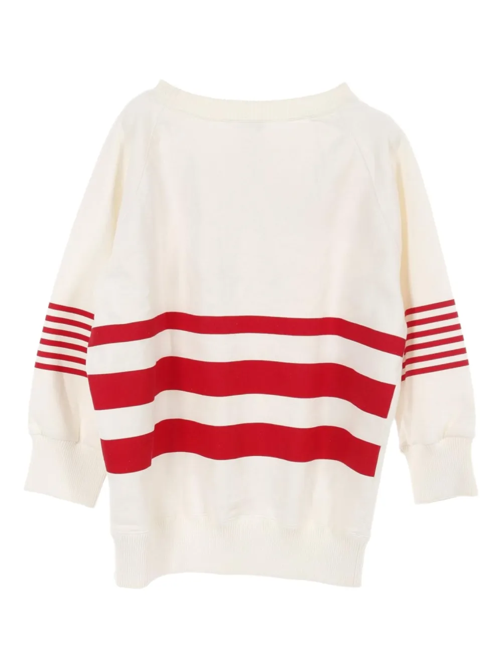 Pre-owned Chanel 1986-1988 Mademoiselle Sweatshirt In White