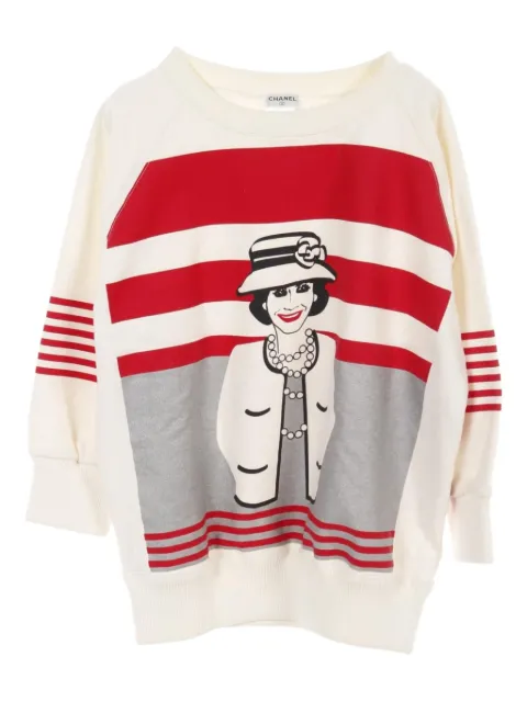 CHANEL Pre-Owned 1986-1988 Mademoiselle sweatshirt