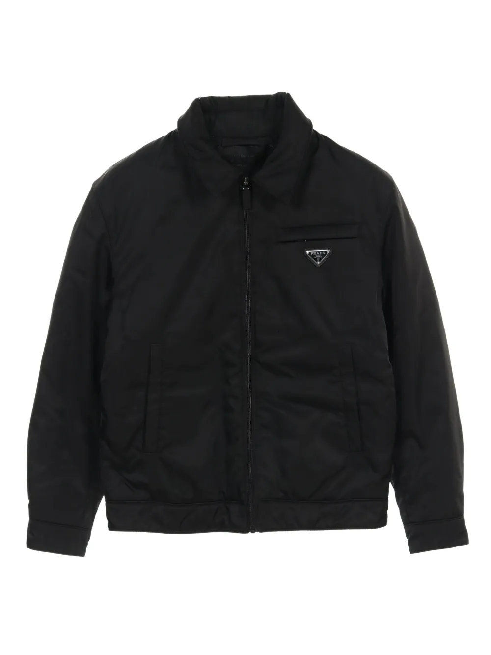 Prada Pre-Owned chamarra bomber Re-Nylon 2010 | negro | Image 1