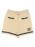 CHANEL Pre-Owned 1986-1988 interlocking CC logo shorts - Neutrals