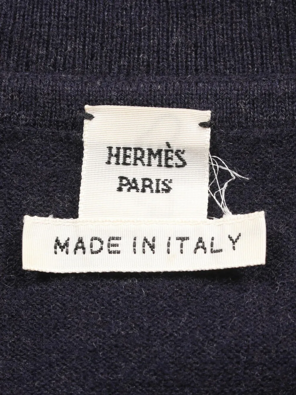 Pre-owned Hermes 2010s Les Cles Cardigan In Blue