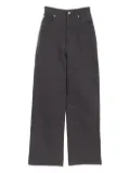 Loewe Pre-Owned 2020s cotton high-waisted pants - Grey