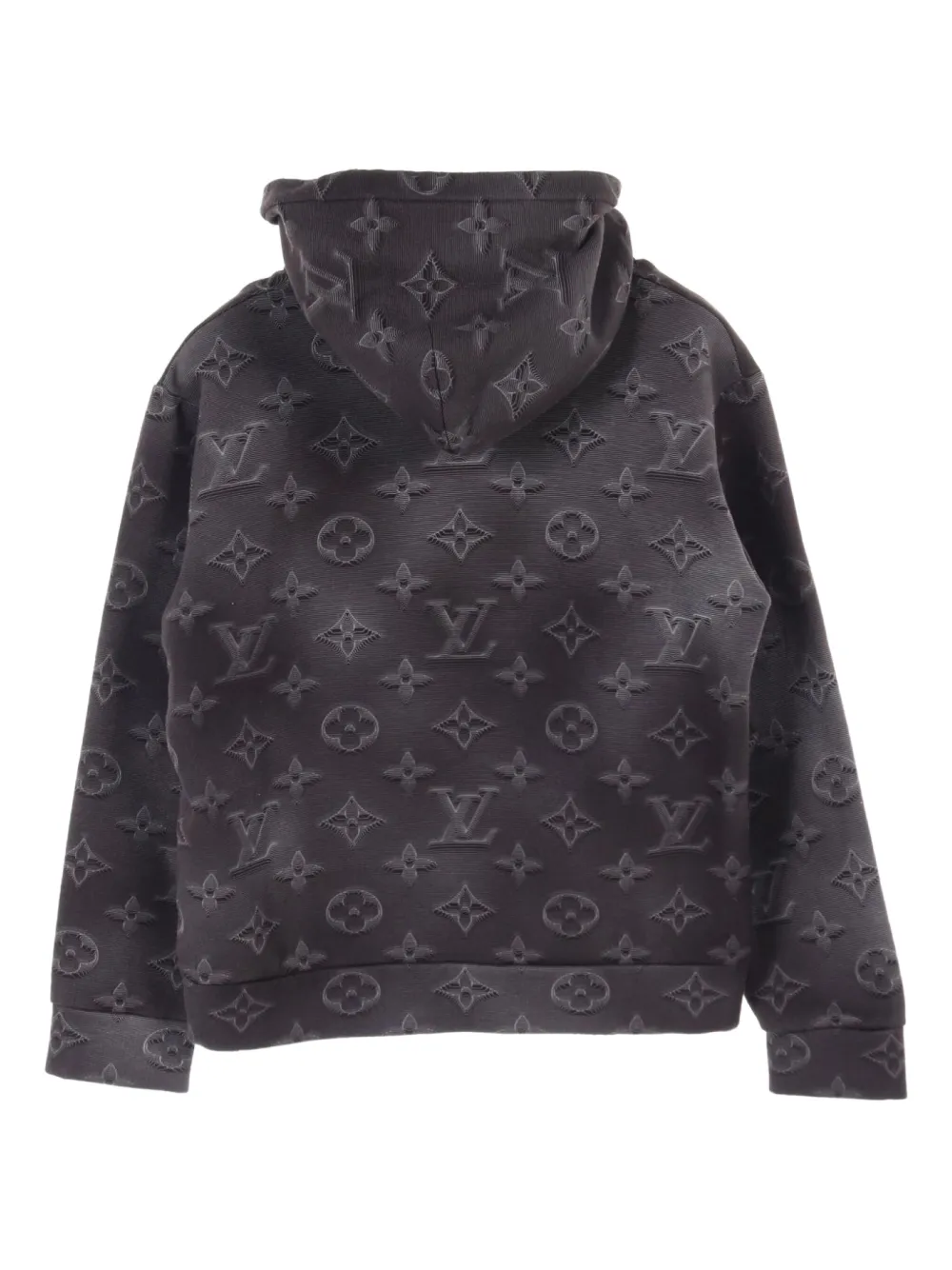Louis Vuitton Pre-Owned 2010s 3D-monogram Cotton Hoodie