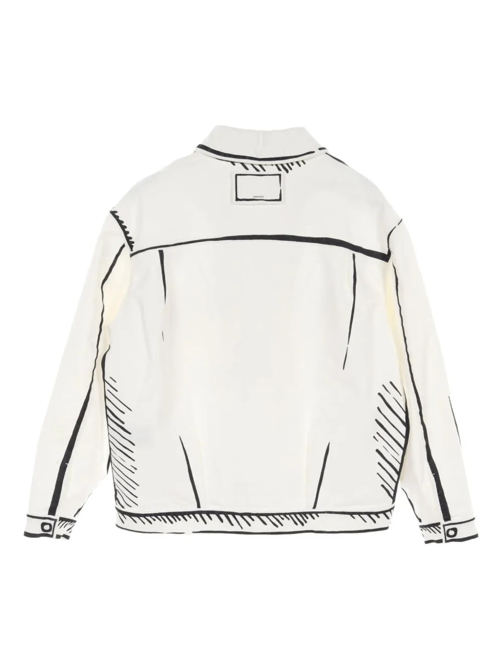 Fendi Pre-Owned x Joshua Vides 2000s denim jacket | Image 2