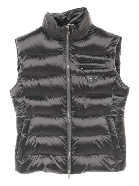 Prada Pre-Owned chaleco capitonado 2000