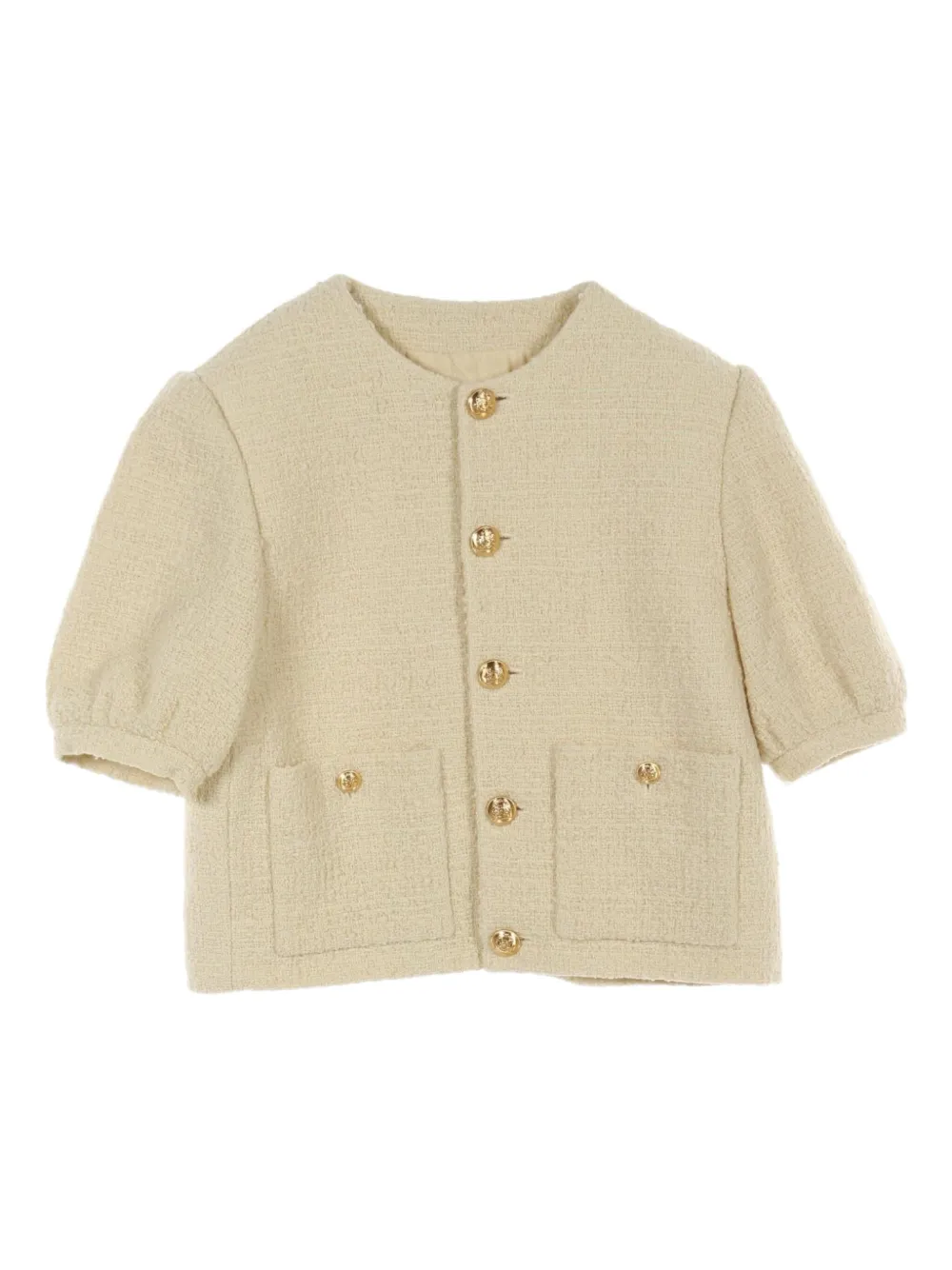 Céline Pre-Owned 2010s ツイードジャケット - イエロー Céline Pre-Owned 2010s ツイードジャケット - イエロー