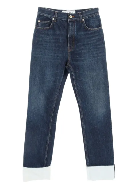 Loewe Pre-Owned jeans con parche del logo 2010