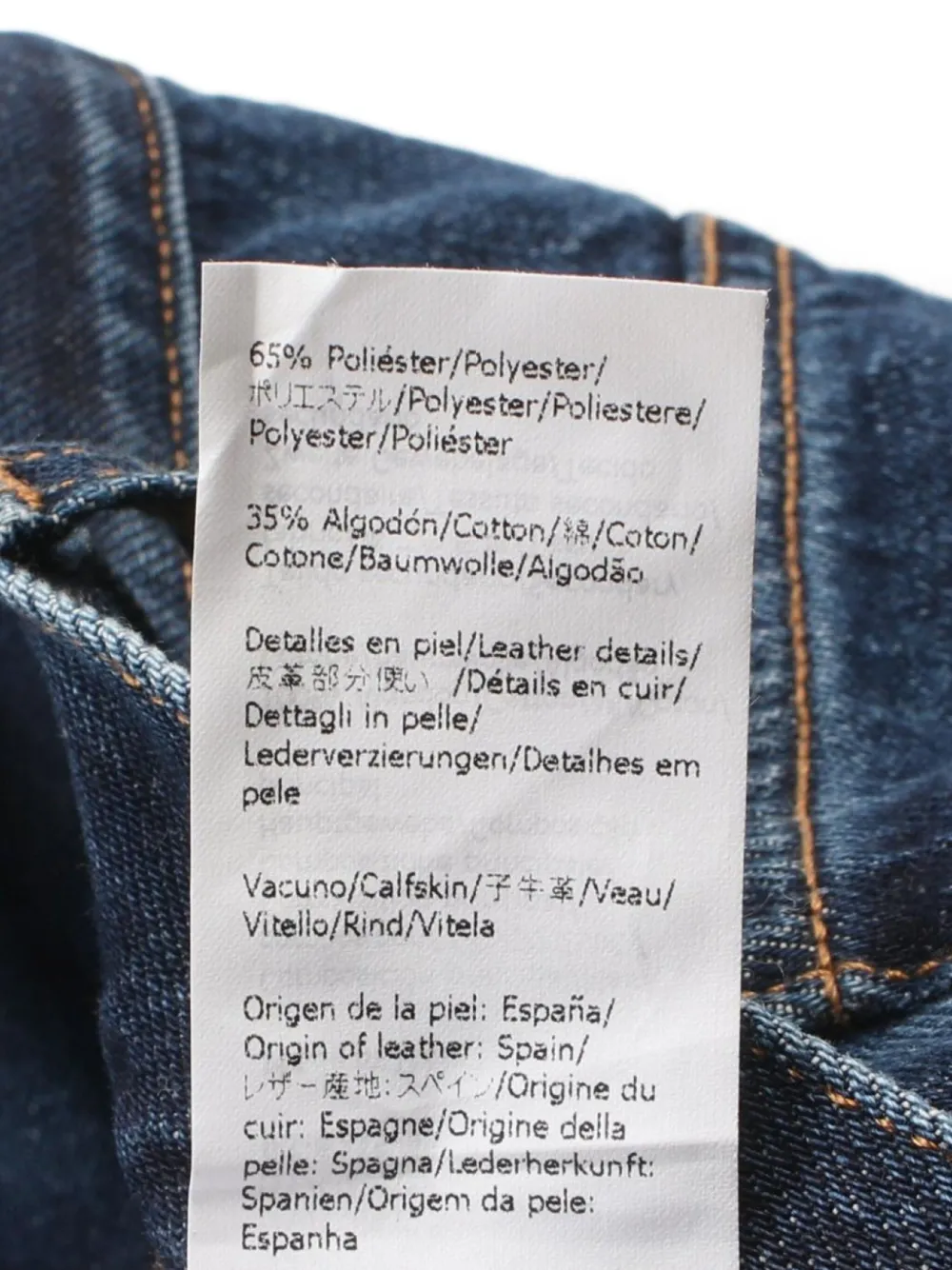 Pre-owned Loewe 2010s Logo-patch Jeans In Blue