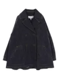 Loewe Pre-Owned 2010s denim peacoat - Blue