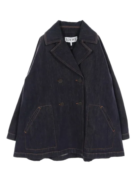 Loewe Pre-Owned abrigo de mezclilla 2010