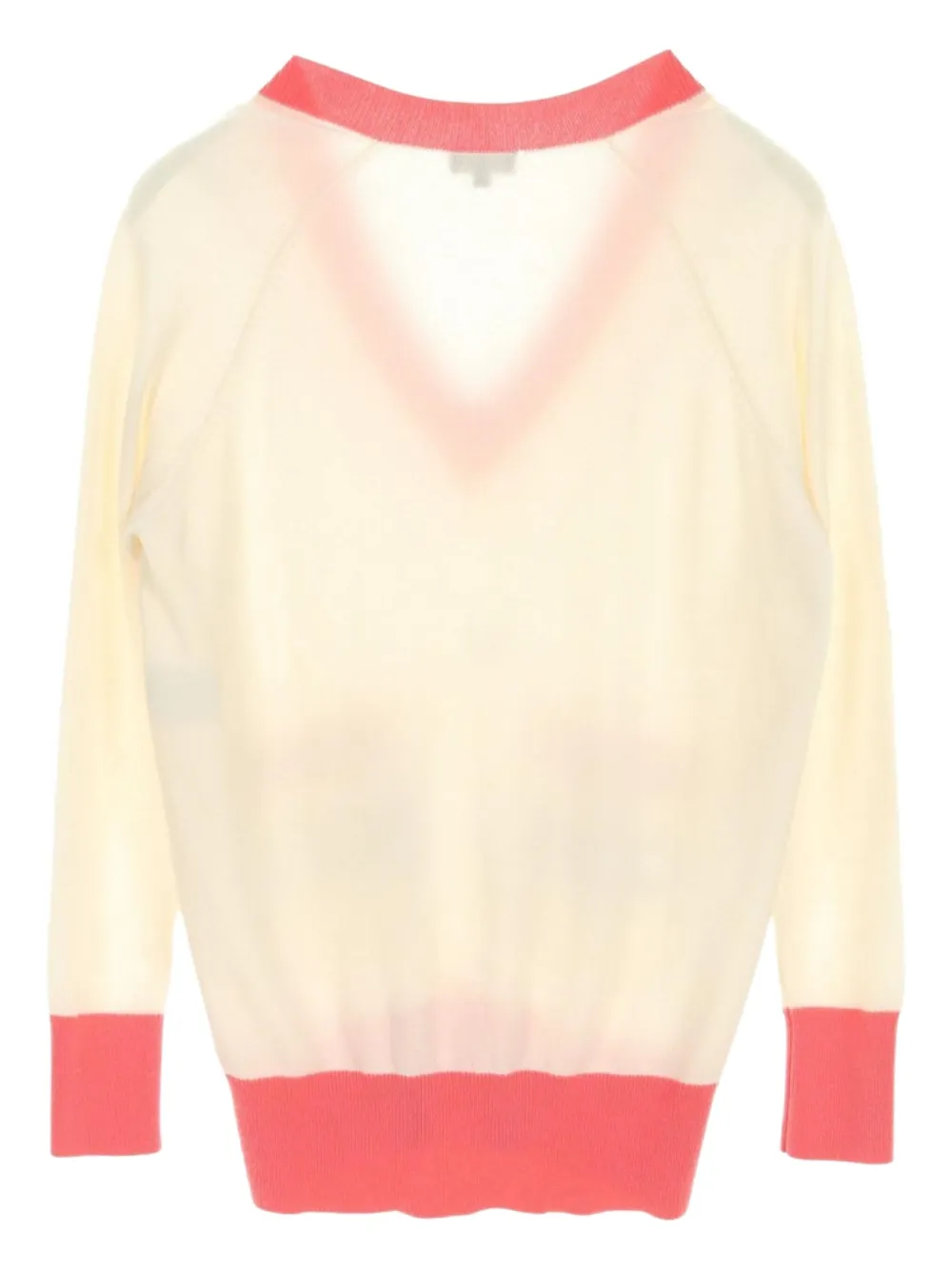 Pre-owned Chanel 1986-1988 Logo Cashmere Jumper In Neutrals