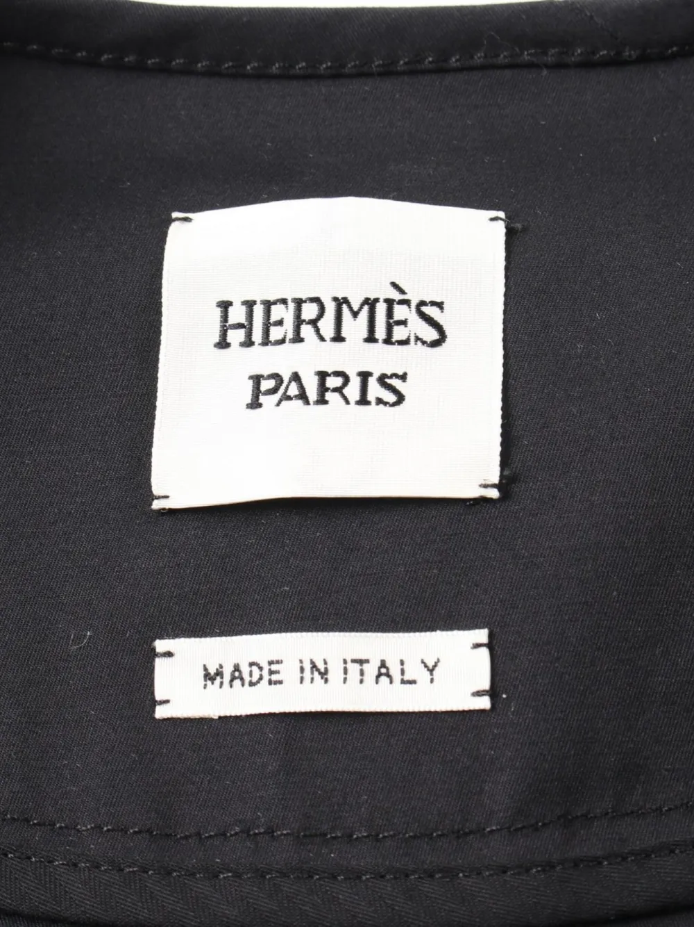 Pre-owned Hermes 10's Equestrian-detail Jacket In Black