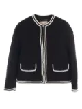 Gucci Pre-Owned 10's tweed jacket - Black