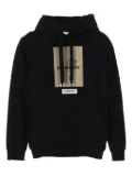 Burberry Pre-Owned 2010s logo-appliqué hoodie - Black
