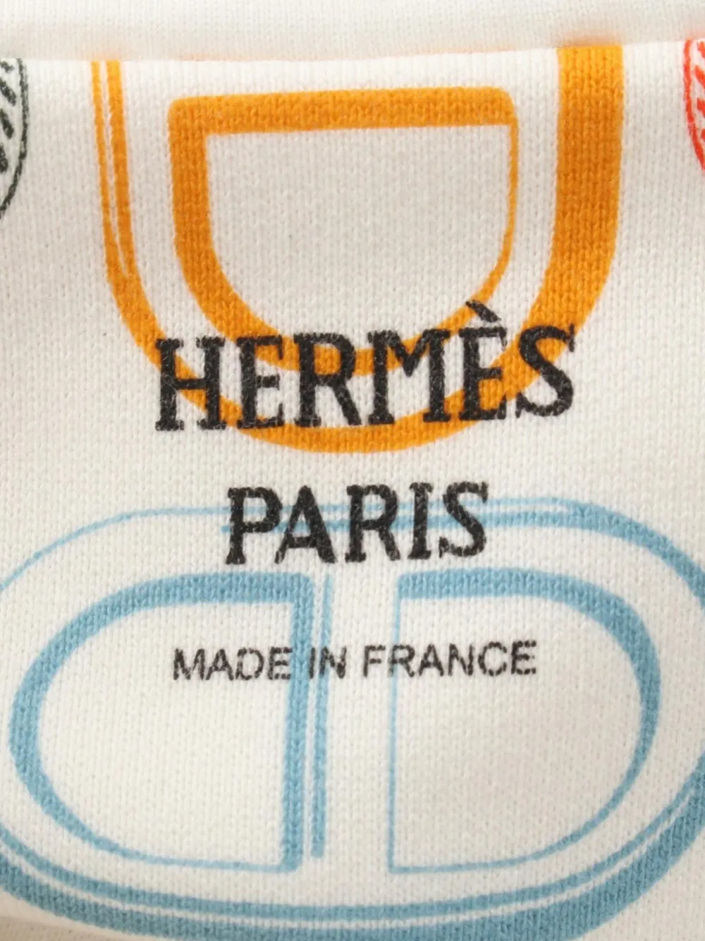 Pre-owned Hermes 10's Chaine D'ancre Hoodie In White