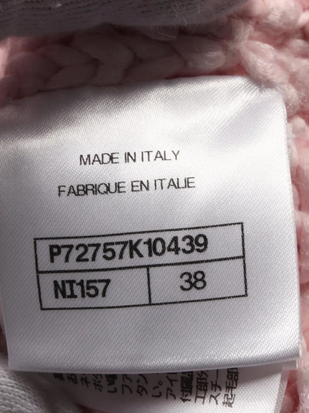 Pre-owned Chanel 1986-1988 Cropped Sweater In Pink
