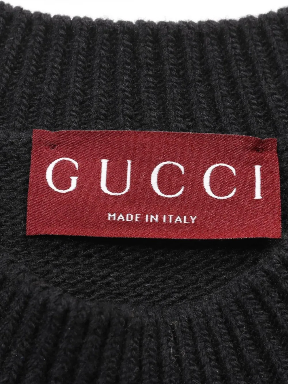 Gucci Pre-Owned Maglione con logo a intarsio anni 2010 | Top Pre-owned | Image 3