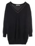 Givenchy Pre-Owned 2010s rhinestone-embellished sweater - Black