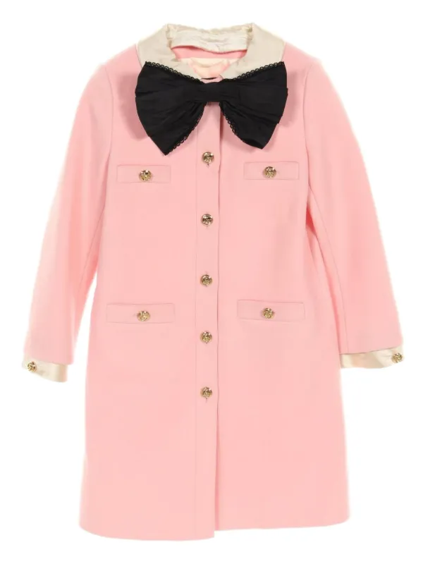 GUCCI★素敵！WOOL REMOVABLE BOW CUFFS COLLAR COAT 29721769_58775489_600.jpg