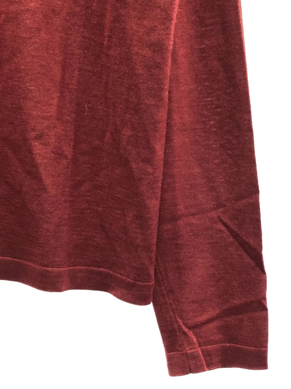 Pre-owned Hermes 00's Fine-knit Sweater In Red