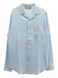 Gucci Pre-Owned 10's cotton Oxford shirt - Blue