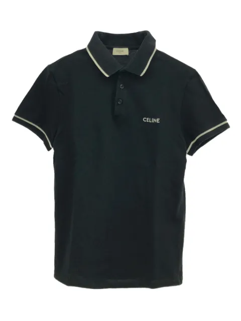 Céline Pre-Owned playera tipo polo con logo bordado 2010