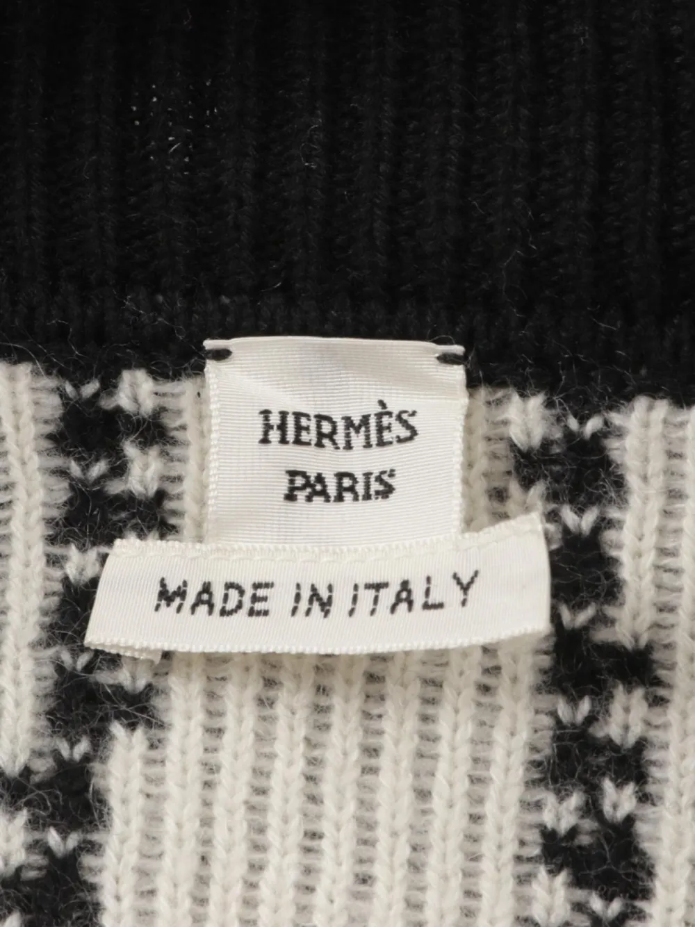 Pre-owned Hermes 2010s Brides De Gala Cardigan In Black