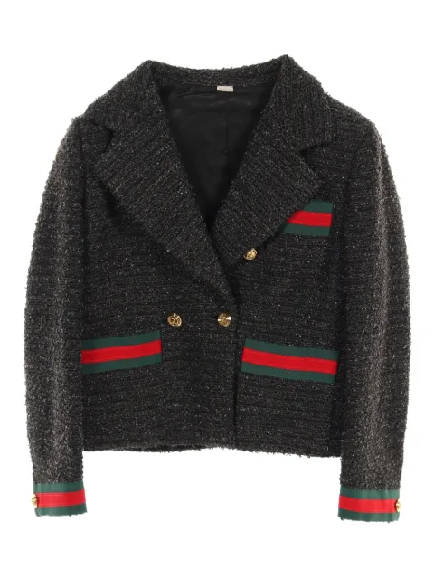 Gucci Pre-Owned chamarra de tweed 2010