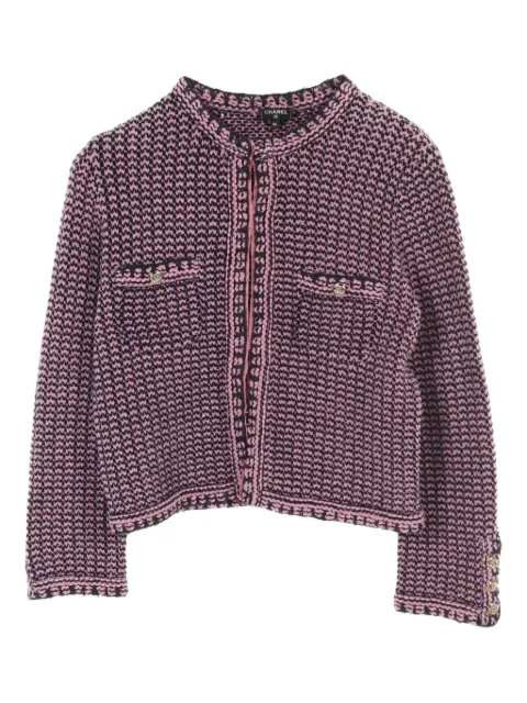 CHANEL Pre-Owned 1986-1988 tweed cardigan